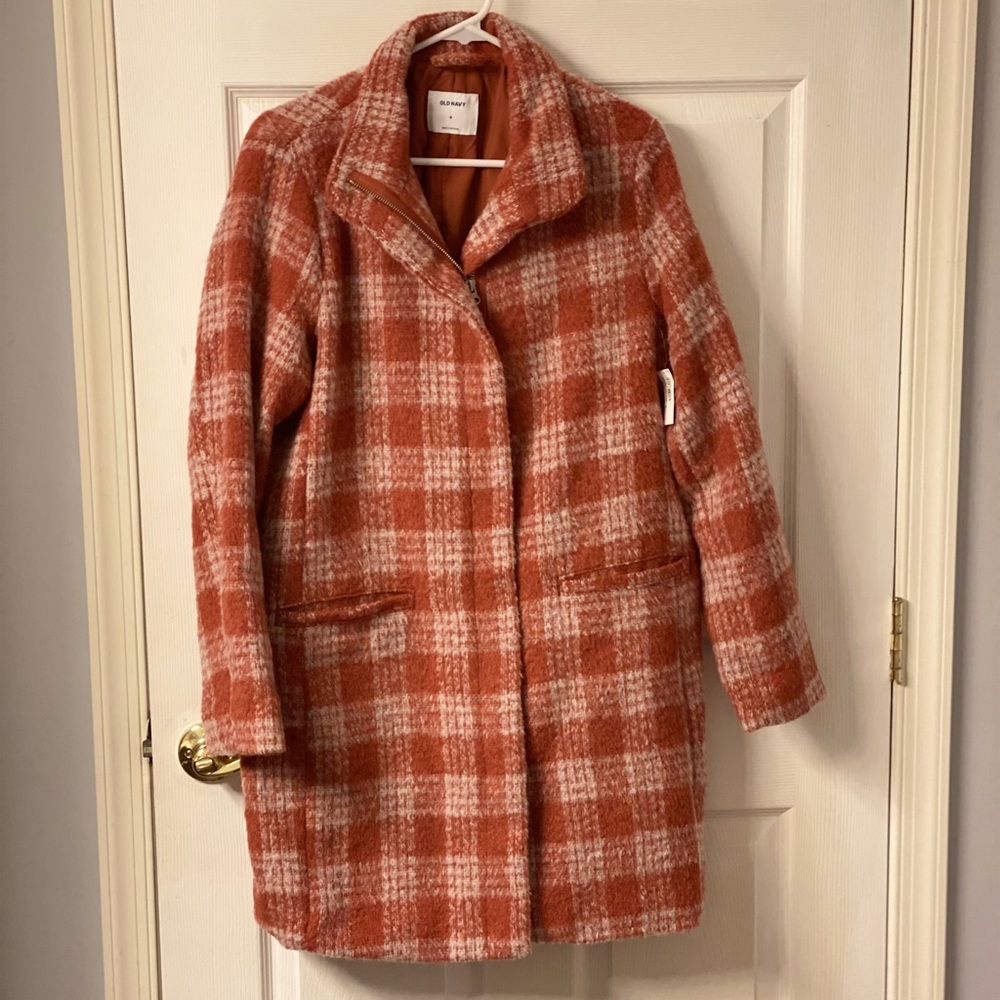 Old Navy plaid coat